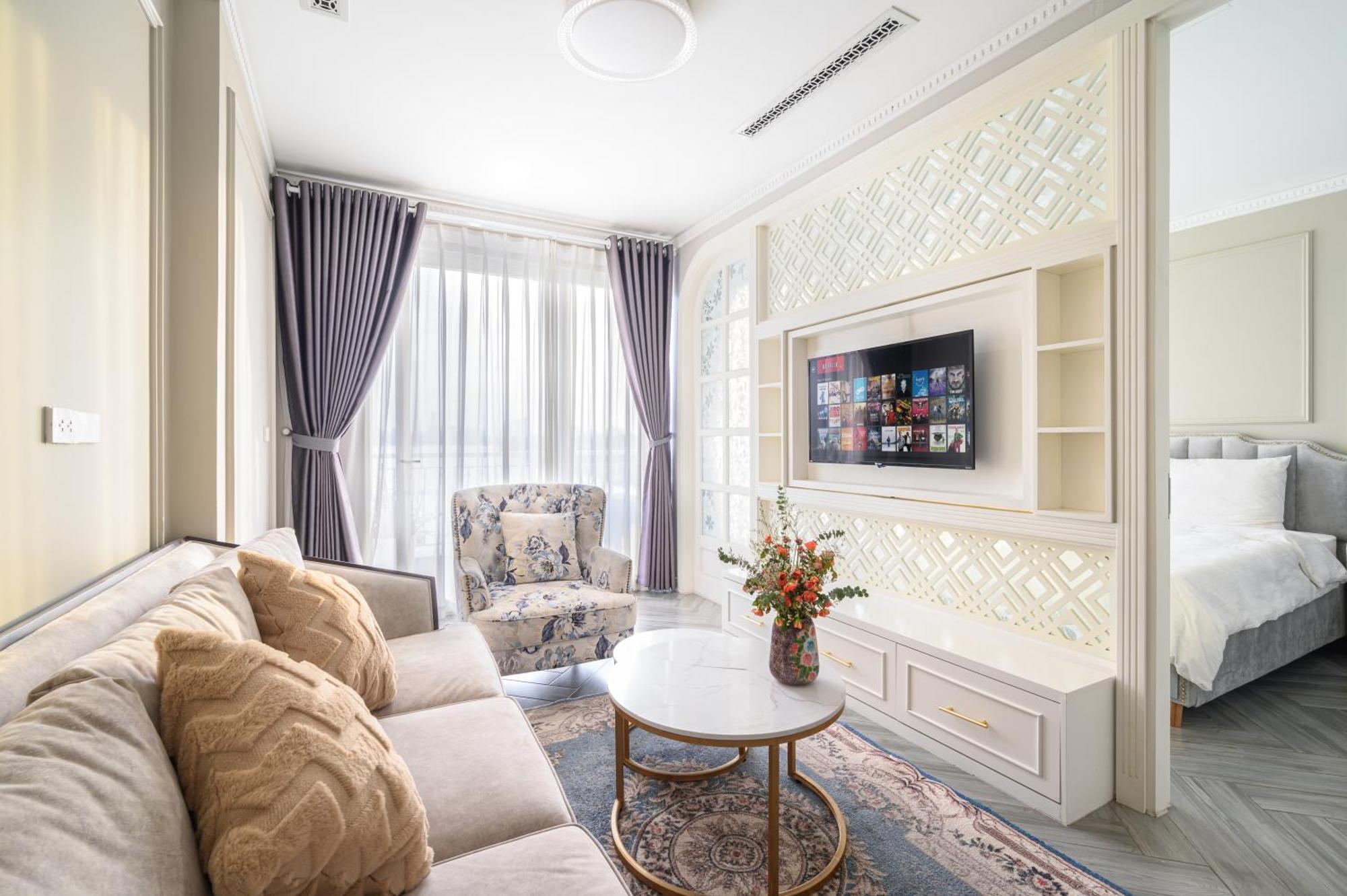 Luxe Paradise Suites Xuan Dieu ハノイ市 エクステリア 写真